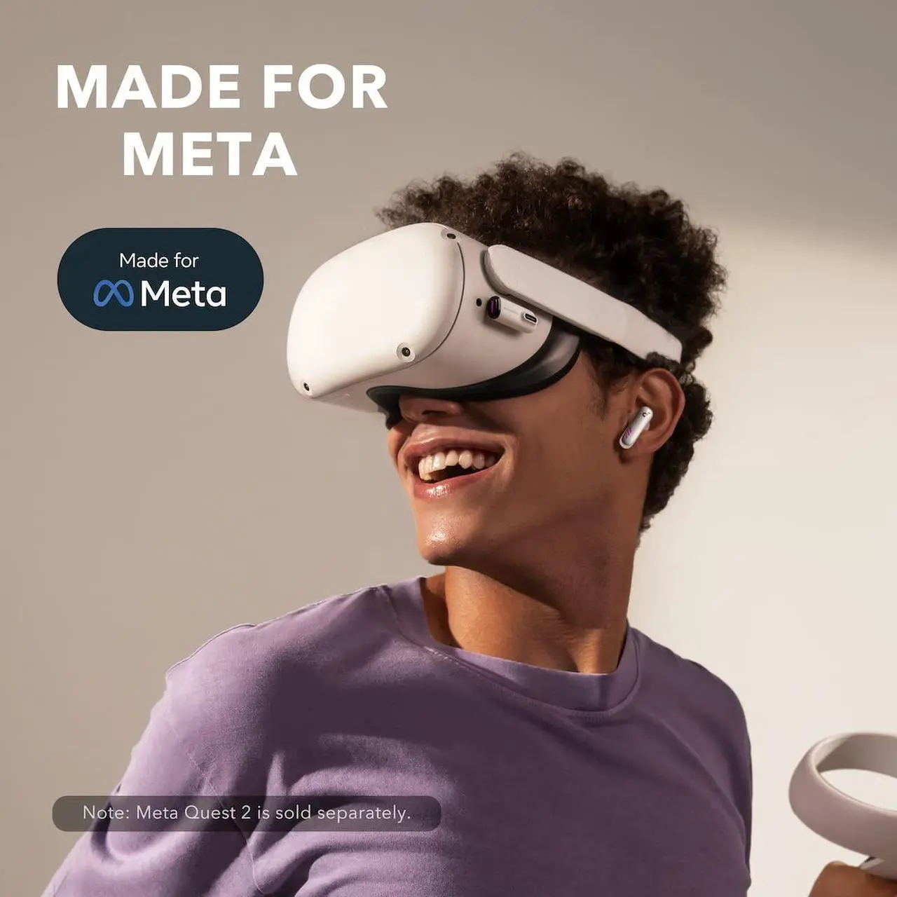 Alt view image 14 of 15 - soundcore VR P10 Wireless Gaming Earbuds, Authorized Meta/Oculus Quest 2 Accessories, <30ms Low Latency, Dual Connection, Bluetooth, 2.4GHz Wireless, USB-C Dongle, PS4, PS5, PC, Switch Compatible