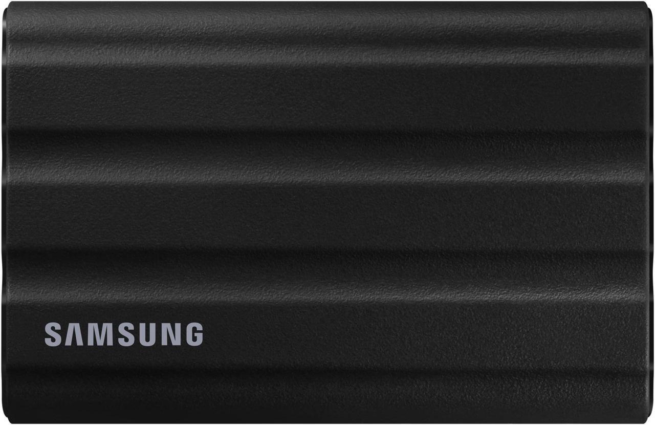 SAMSUNG T7 Shield Portable SSD 2TB - Up to 1050MB/s - USB 3.2 (Gen2, 10Gbps) IP-65 External Solid State Drive, Black MU-PE2T0S