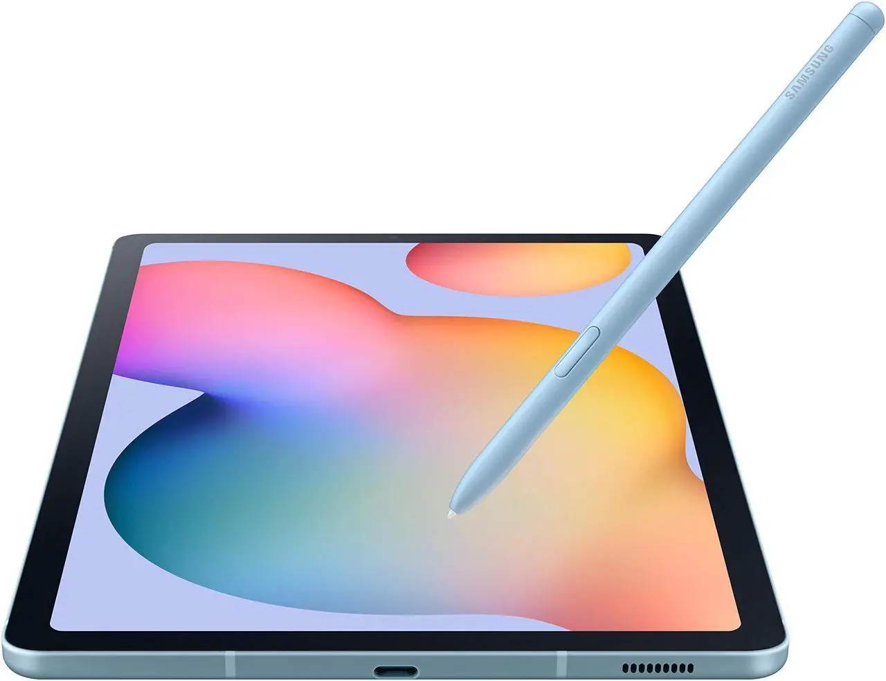 Alt view image 4 of 7 - Samsung Galaxy Tab S6 Lite (New) Blue 10.4" 64GB WiFi Android Tablet w/S Pen, slim metal design, dual speakers, 8MP+5MP (CAD Version and Warranty)