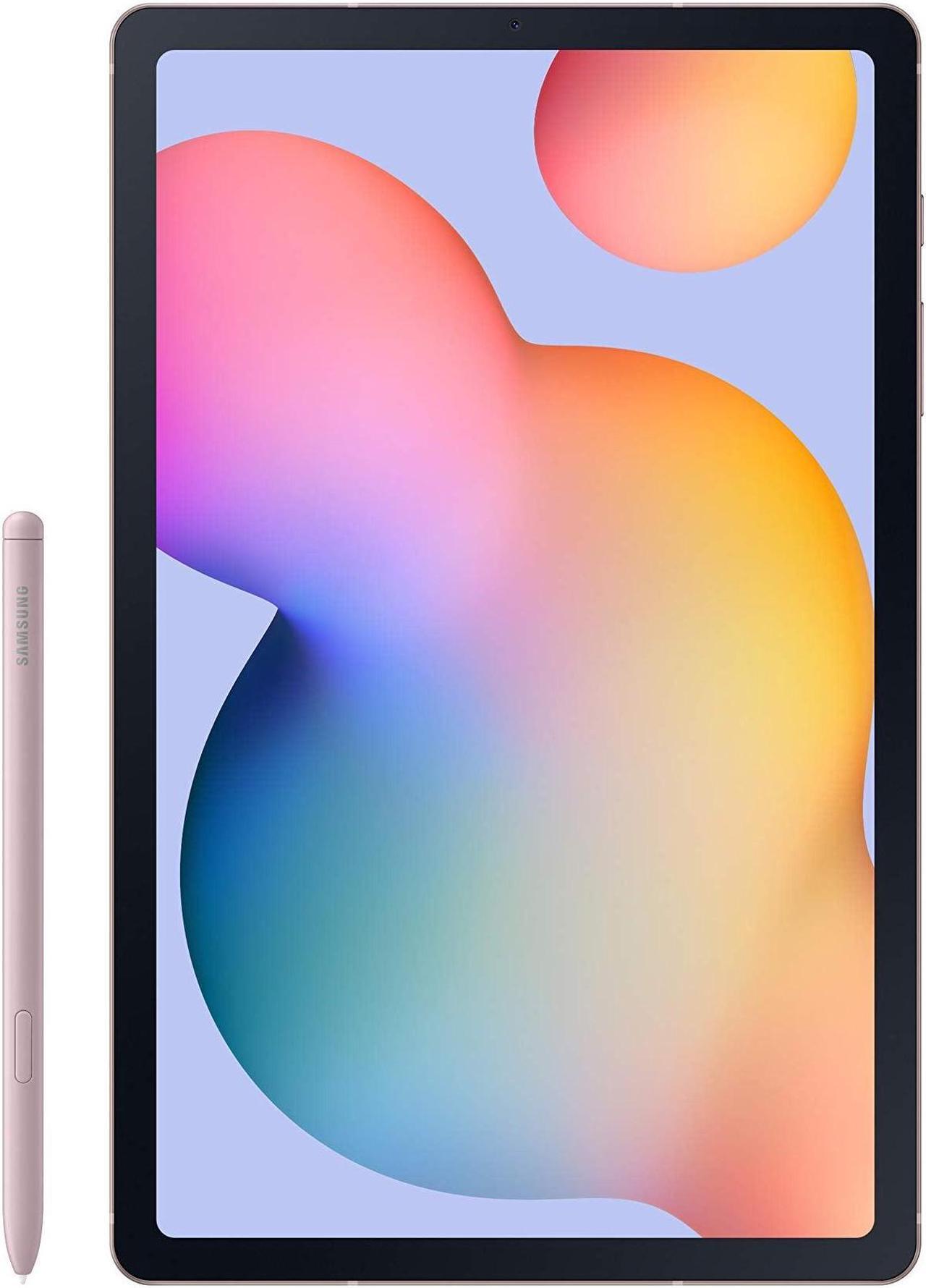 Main image of Samsung Galaxy Tab S6 Lite (New) Pink 10.4" 64GB WiFi Android Tablet w/S Pen, slim metal design, dual speakers, 8MP+5MP (CAD Version and Warranty)