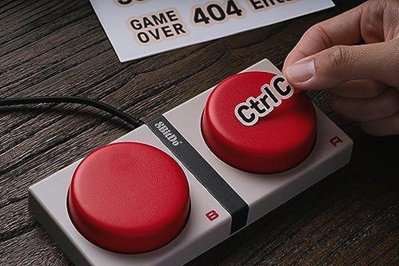 Alt view image 8 of 9 - 8bitdo retro mechanical keyboard, bluetooth/2.4g/usb-c hot swappable gaming keyboard with 87 keys, dual super programmable buttons for windows and android - n edition