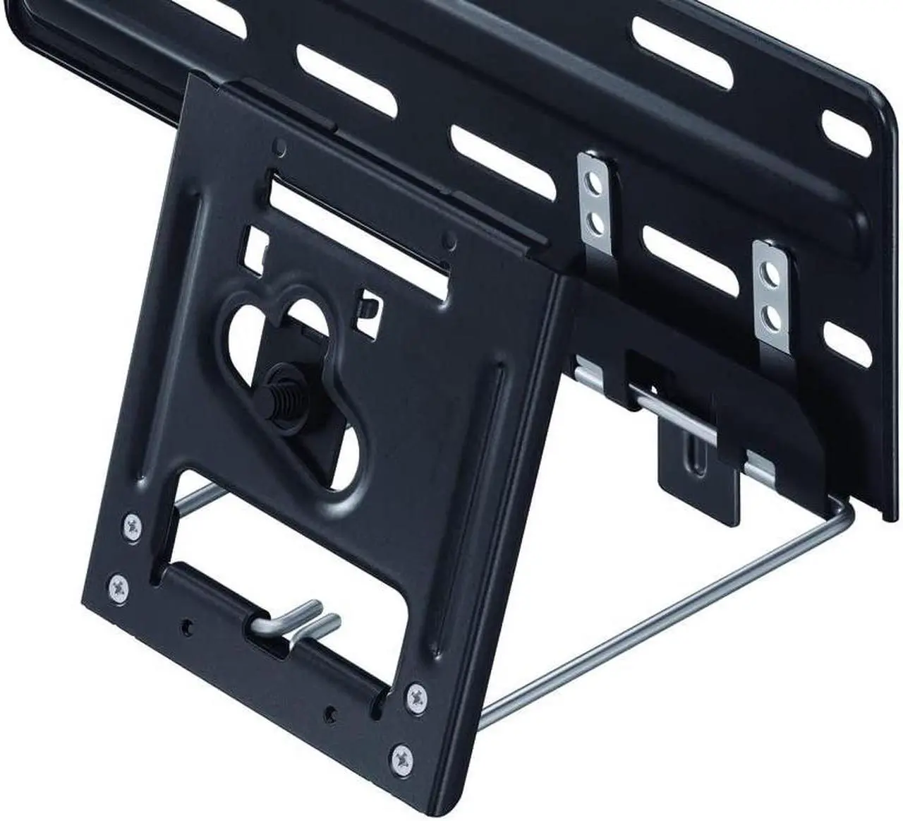 Alt view image 7 of 13 - samsung slim fit tv wall mount, compatible w/ 43- 85 q series, crystal uhd series televisions, easy installation, blends w/ any interior, minimalist look, wmn-b50eb/za, 2022, black