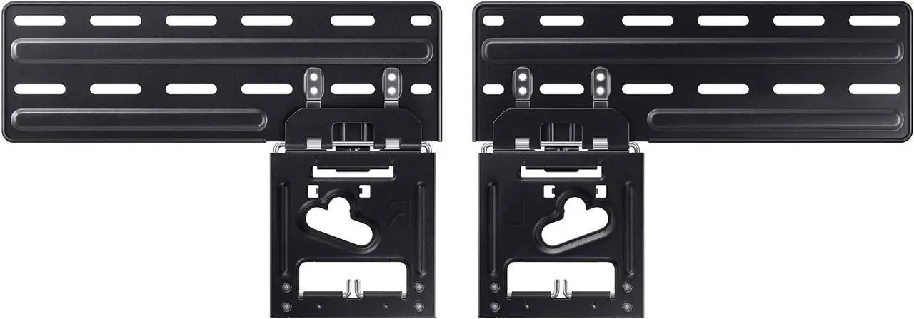 Alt view image 3 of 13 - samsung slim fit tv wall mount, compatible w/ 43- 85 q series, crystal uhd series televisions, easy installation, blends w/ any interior, minimalist look, wmn-b50eb/za, 2022, black