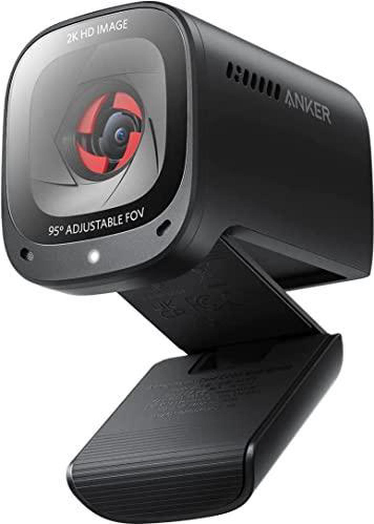Alt view image 8 of 14 - Anker PowerConf C200 2K USB Webcam, Webcam for Laptop, Computer Camera, with AI-Noise Canceling Microphones, Stereo Mics, Adjustable Field of View, Low-Light Correction, Built-in Privacy Cover
