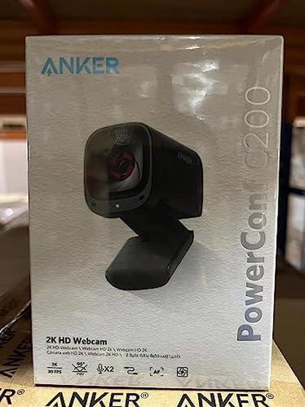 Alt view image 13 of 14 - Anker PowerConf C200 2K USB Webcam, Webcam for Laptop, Computer Camera, with AI-Noise Canceling Microphones, Stereo Mics, Adjustable Field of View, Low-Light Correction, Built-in Privacy Cover