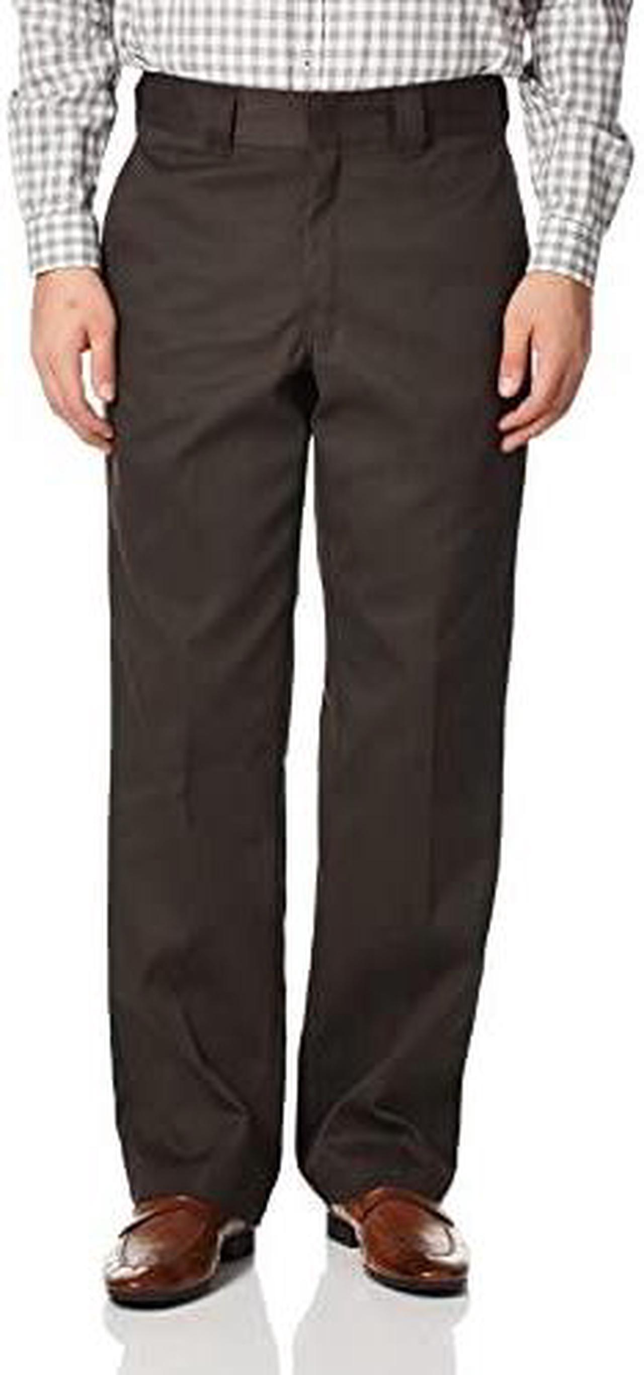 Dickies Men's 874 Flex Work Pant, Dark Brown, 30 30