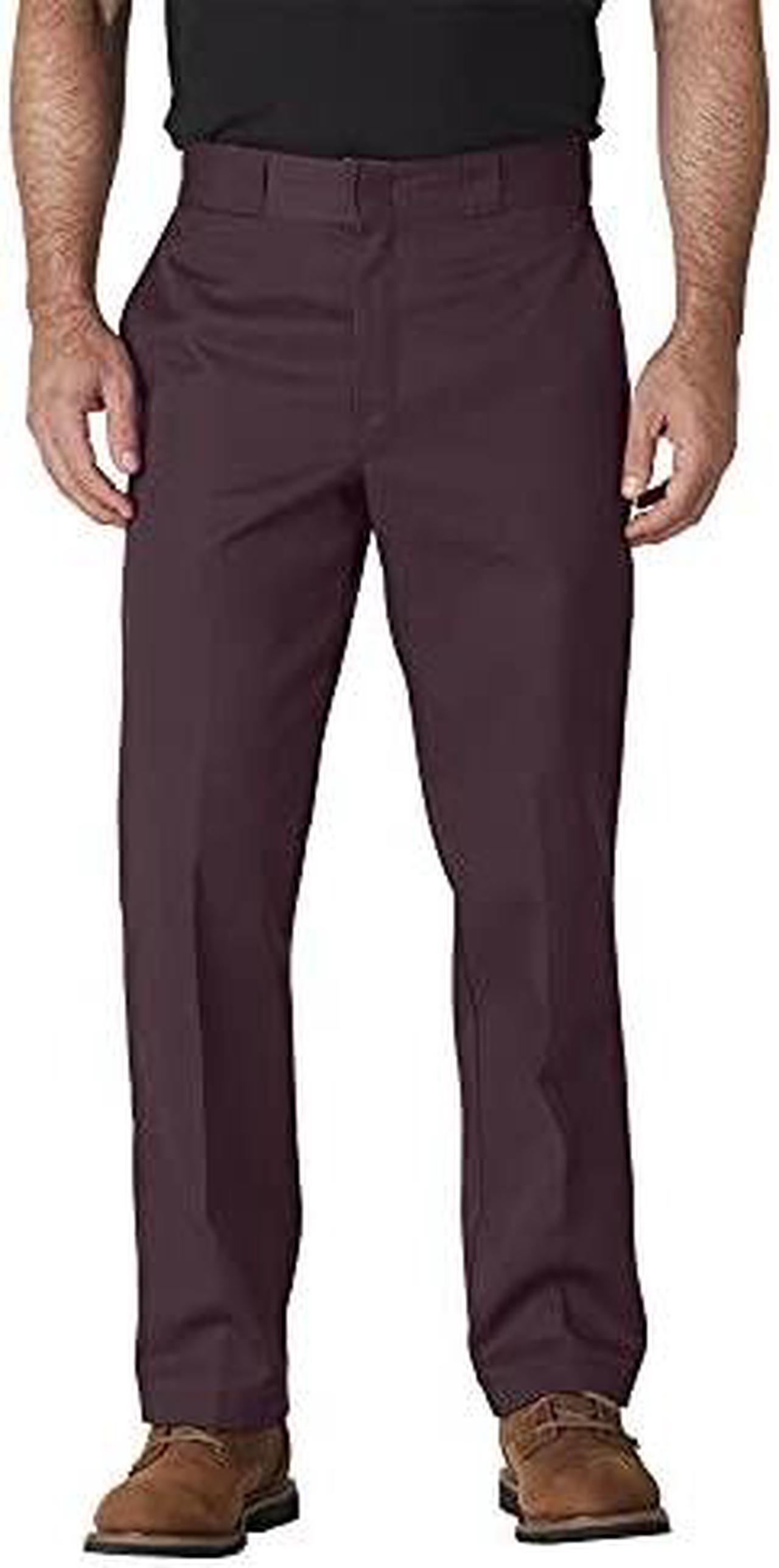 Dickies Men's Original 874 Work Pant, Maroon, 33W x 30L