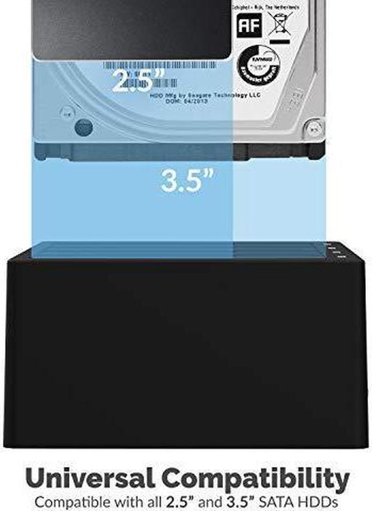 Alt view image 20 of 20 - Sabrent 4-Bay USB 3.0 SATA 2.5in/3.5in SSD/HDD Docking Station (DS-U3B4)