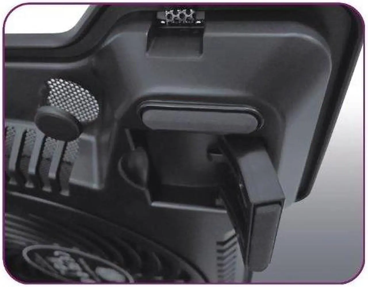 Alt view image 11 of 13 - Cooler Master NotePal X-Slim Ultra-Slim Laptop Cooling Pad with 160 mm Fan R9-NBC-XSLI-GP