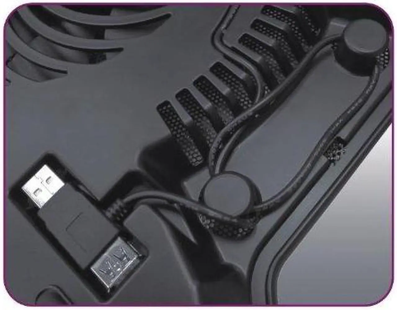 Alt view image 10 of 13 - Cooler Master NotePal X-Slim Ultra-Slim Laptop Cooling Pad with 160 mm Fan R9-NBC-XSLI-GP