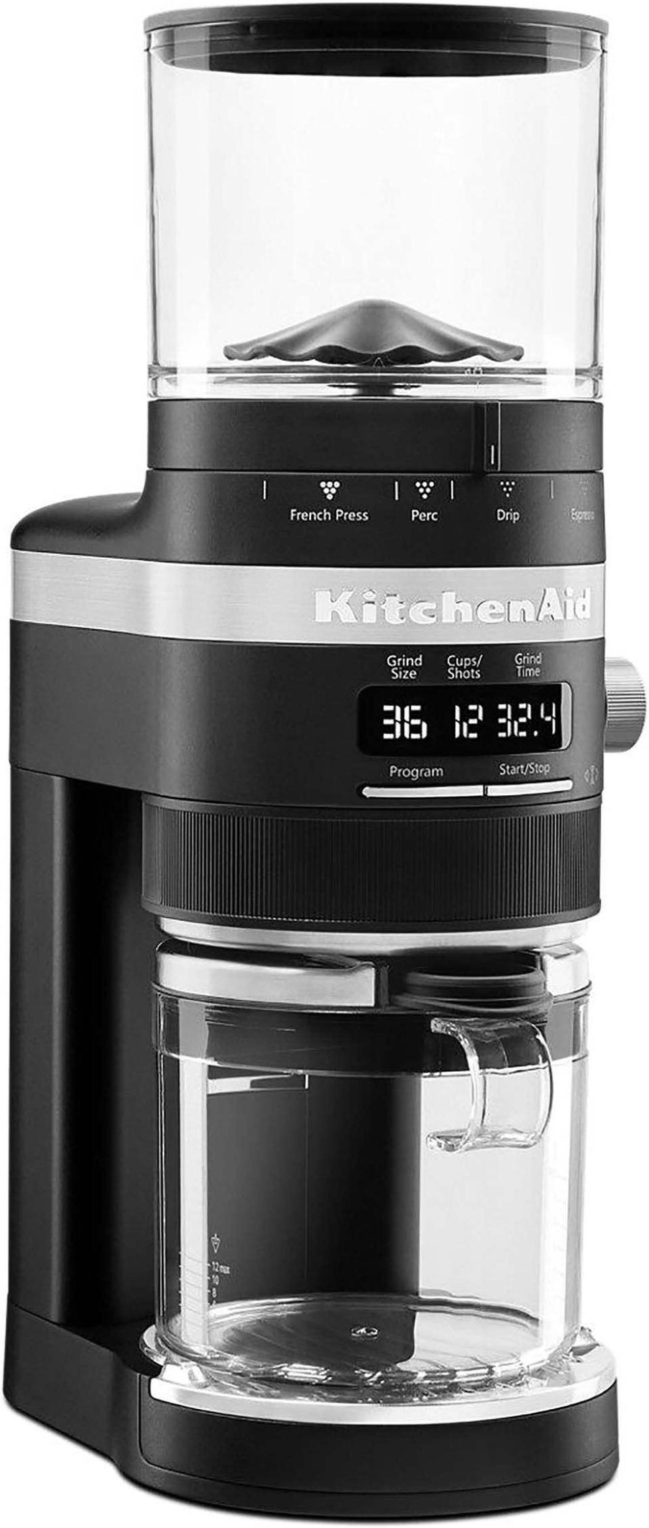 KitchenAid Burr Coffee Grinder, Black Matte, KCG8433BM