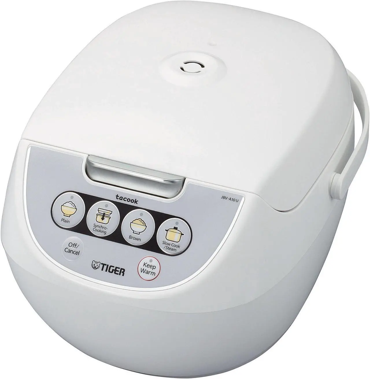 Alt view image 2 of 7 - Tiger JBV-A10U-W 1.1 qt. Multi Functinoal Rice Cooker - White