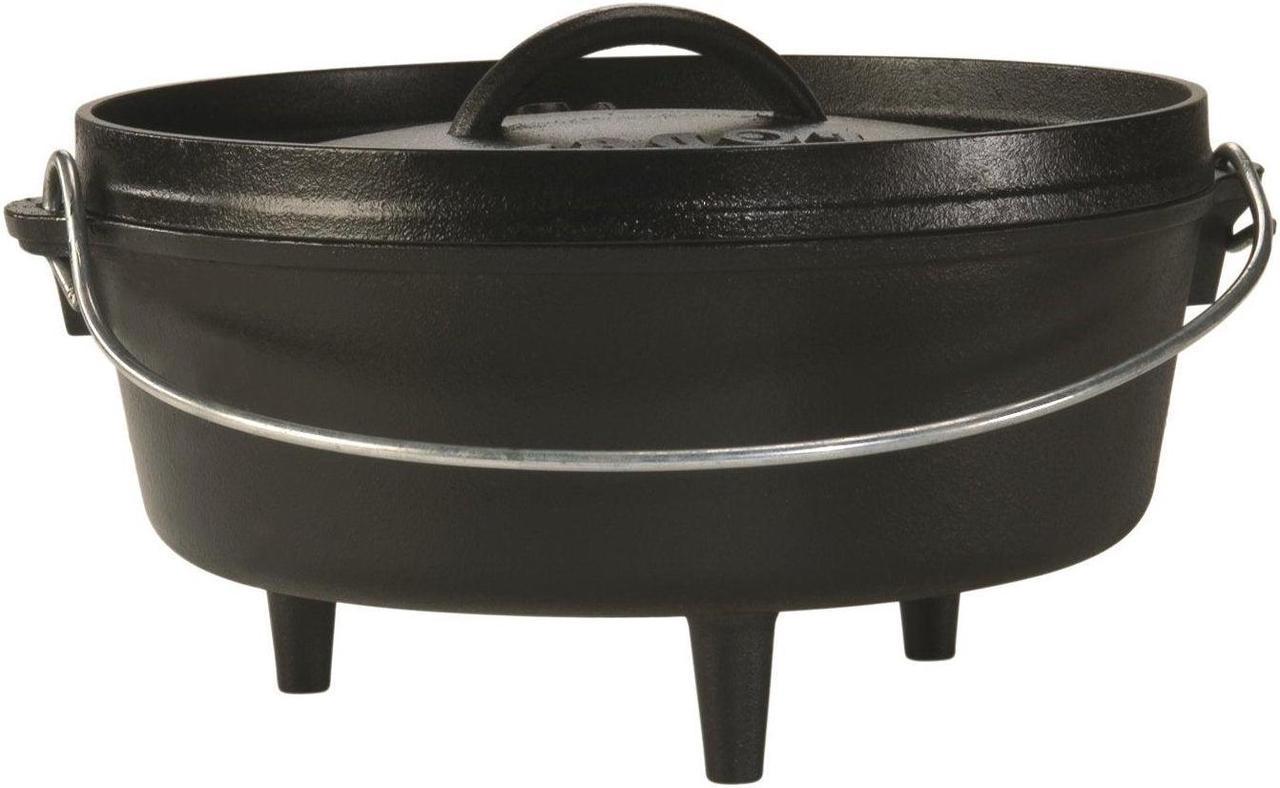 Lodge L10CO3 Logic 4-Quart Cast-Iron Camp Dutch Oven