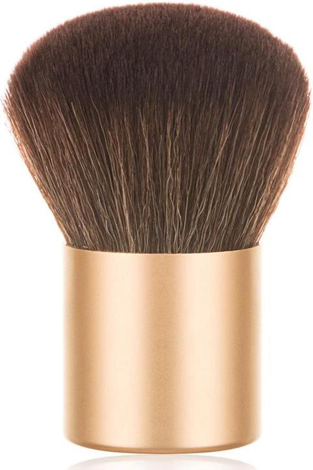 Unique Champagne Gold Kabuki Brush Beauty Cosmetic Tool