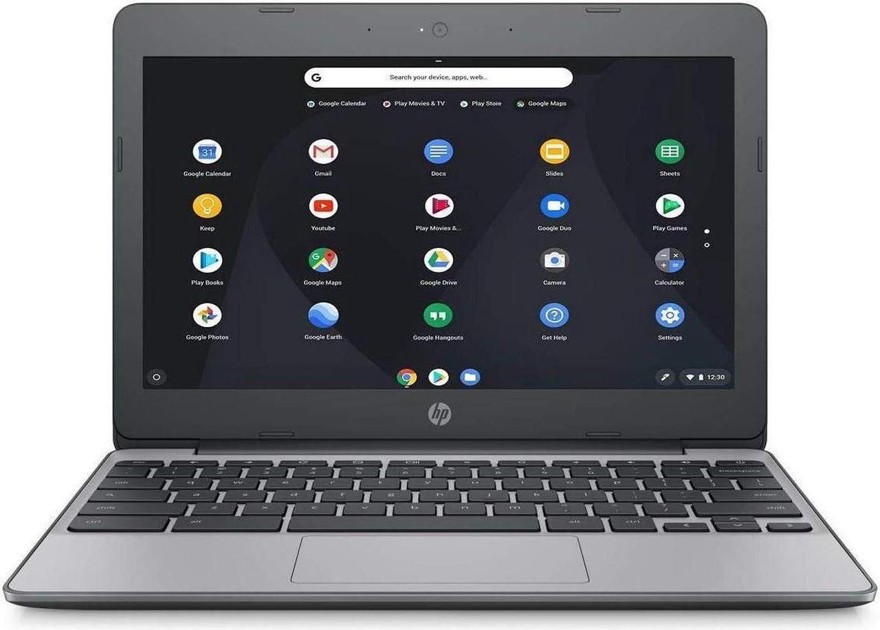 HP 11.6 HD IPS Touchscreen Chromebook with 3x Faster WiFi - Intel Dual-Core Celeron N3060 up to 2.48 GHz, 4GB Memory, 16GB eMMC, HDMI, Bluetooth, USB 3.1, 12-Hours Battery Life