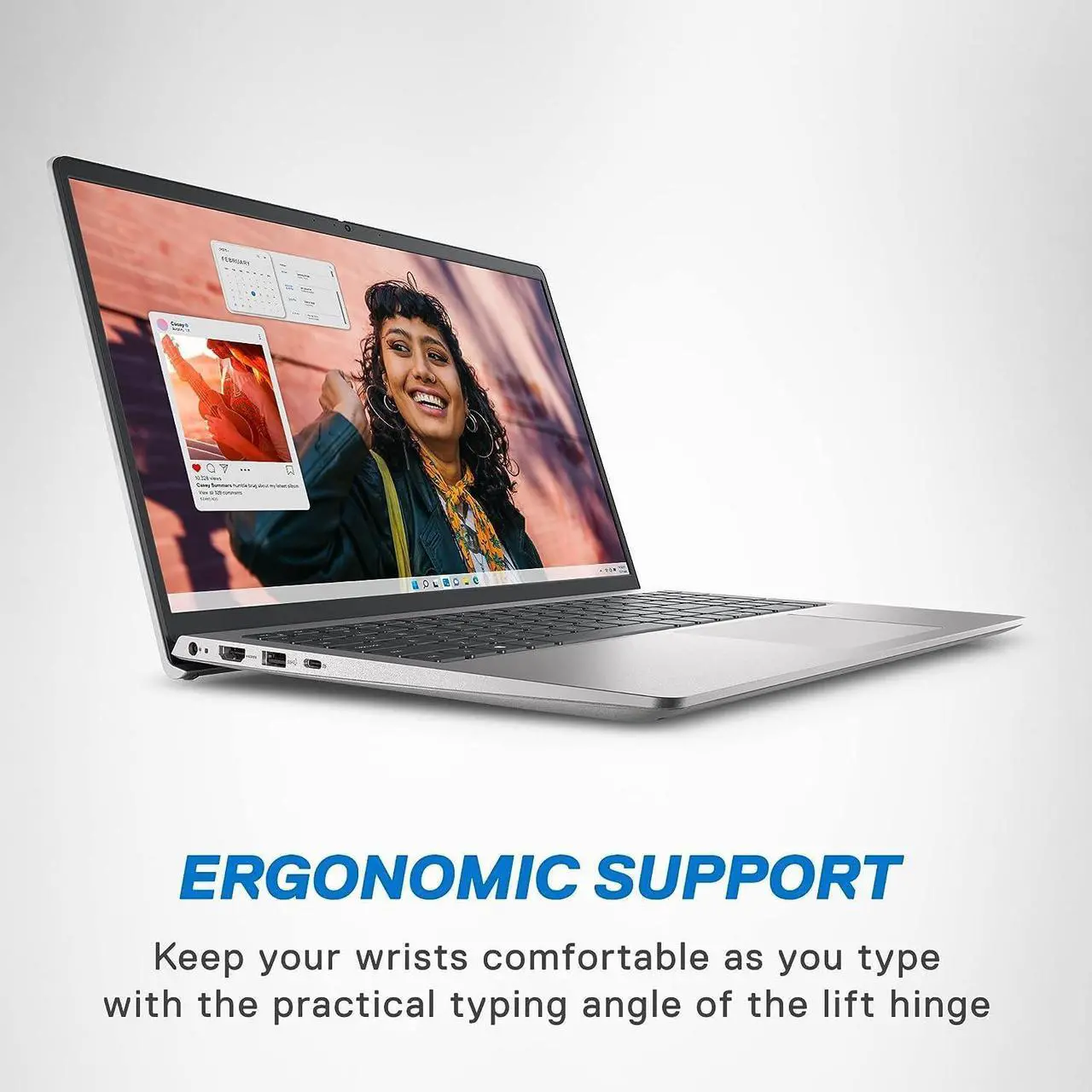 Alt view image 6 of 7 - Dell Inspiron 15.6" 3530 15" Touchscreen Laptop Computer 2023 | 13th Gen Intel Core i7-1355U up to 5.0 GHz, 16GB DDR4 RAM, 512GB PCIe NVMe M.2 SSD, Intel Iris Xe Graphics, Windows 11 Home
