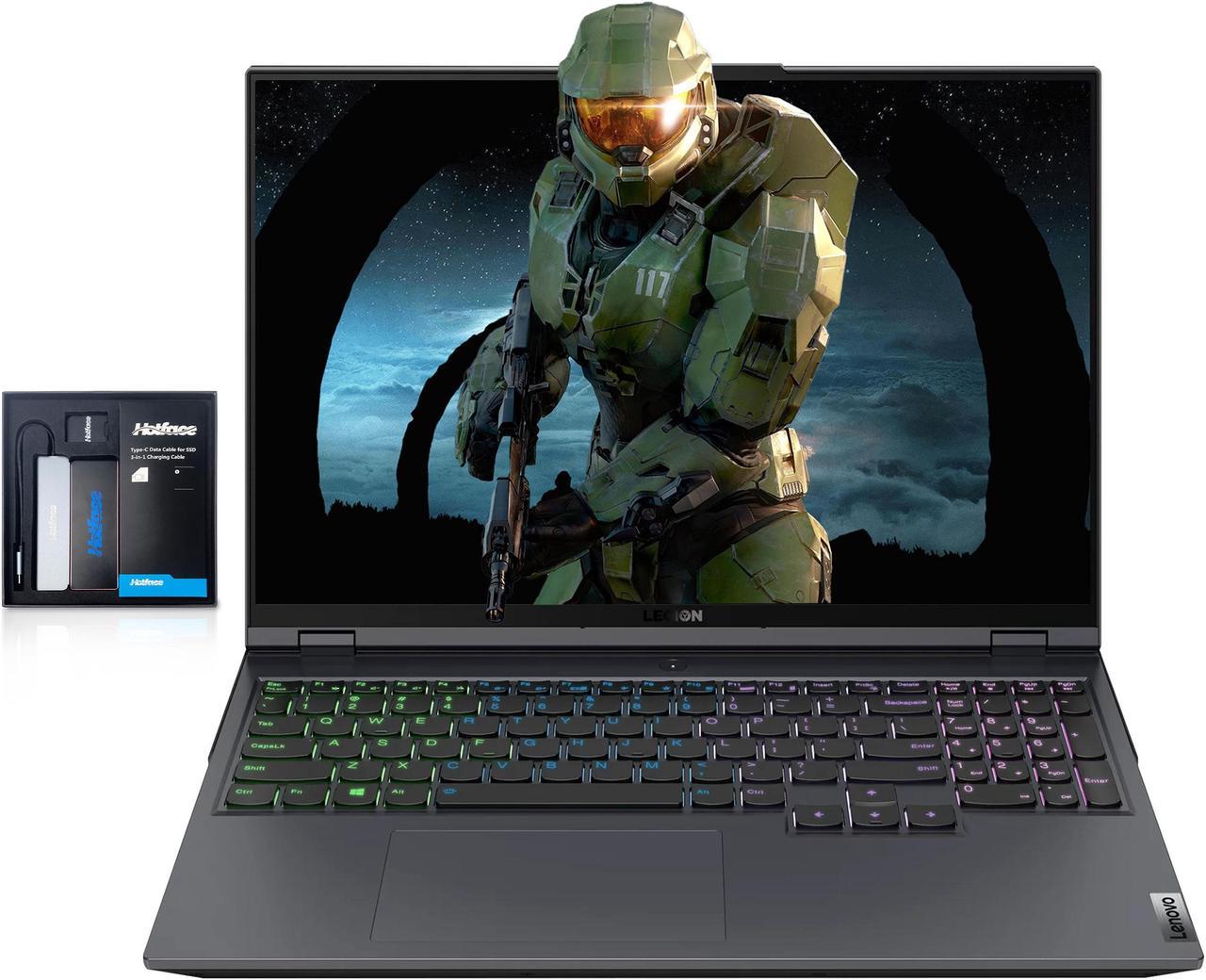 Lenovo Legion 5 Pro 16" QHD 165Hz Gaming Laptop, AMD Ryzen 7 5800H, 16GB RAM, 1TB PCIe SSD, NVIDIA GeForce RTX 3070, Backlit Keyboard, 720P Webcam, Grey, Win 11 Pro, 128GB Hotface Extension Set