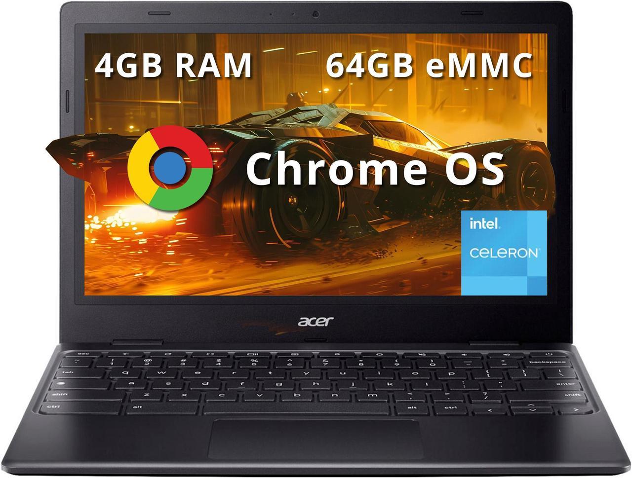 Acer Chromebook 311 | 11.6" HD Display | 4GB LPDDR4X RAM | 64GB eMMC | Intel Celeron N4500 | Intel UHD Graphics | Black | Chrome OS | HD Webcam | WiFi 5