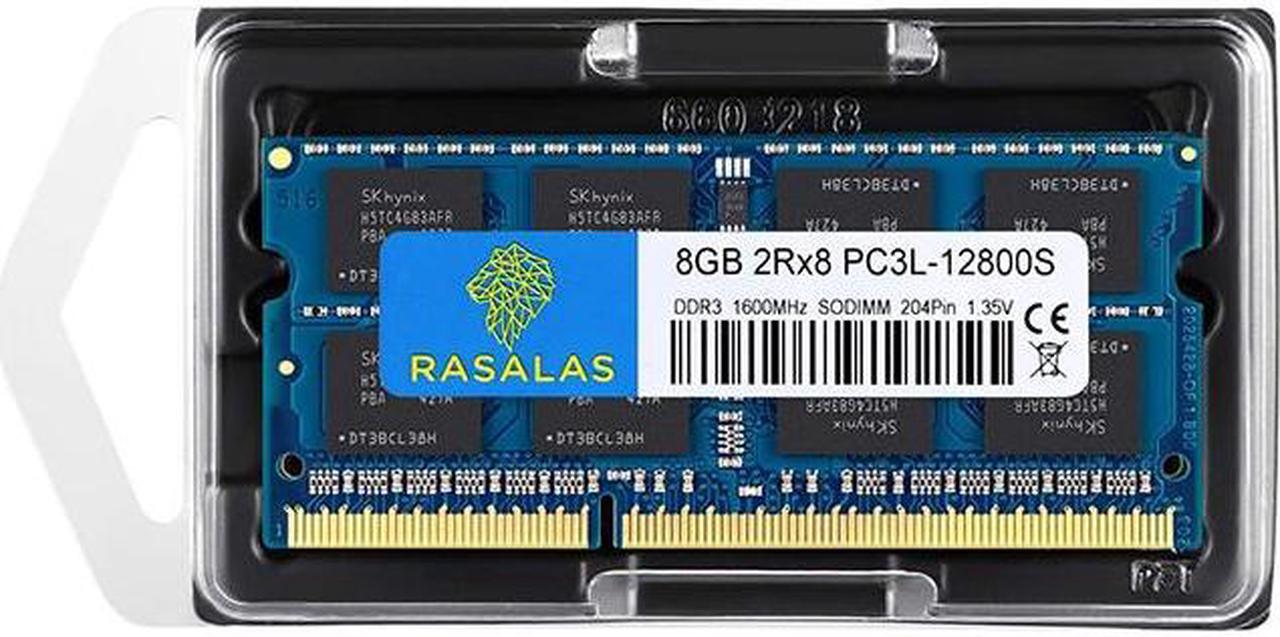 Alt view image 5 of 7 - Rasalas 16GB(2x8GB) KIT PC3L-12800S ddr3l-1600 sodimm 1600mhz Laptop RAM DDR3L 1600 2Rx8 8gb ddr3 Laptop 12800s pc3 1.35V 204-Pin CL11 Dual Rank Ram blue