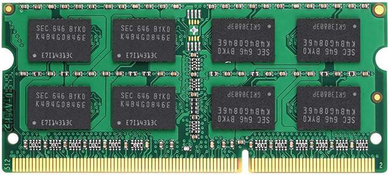Alt view image 6 of 7 - Rasalas 16GBG(2X8GB) KIT DDR3L 1600MHz PC3L-12800S Unbuffered Non-ECC 1.35V CL11 2Rx8 Dual Rank 204 Pin SODIMM Laptop/Notebook Memory Module Upgrade 8GB green