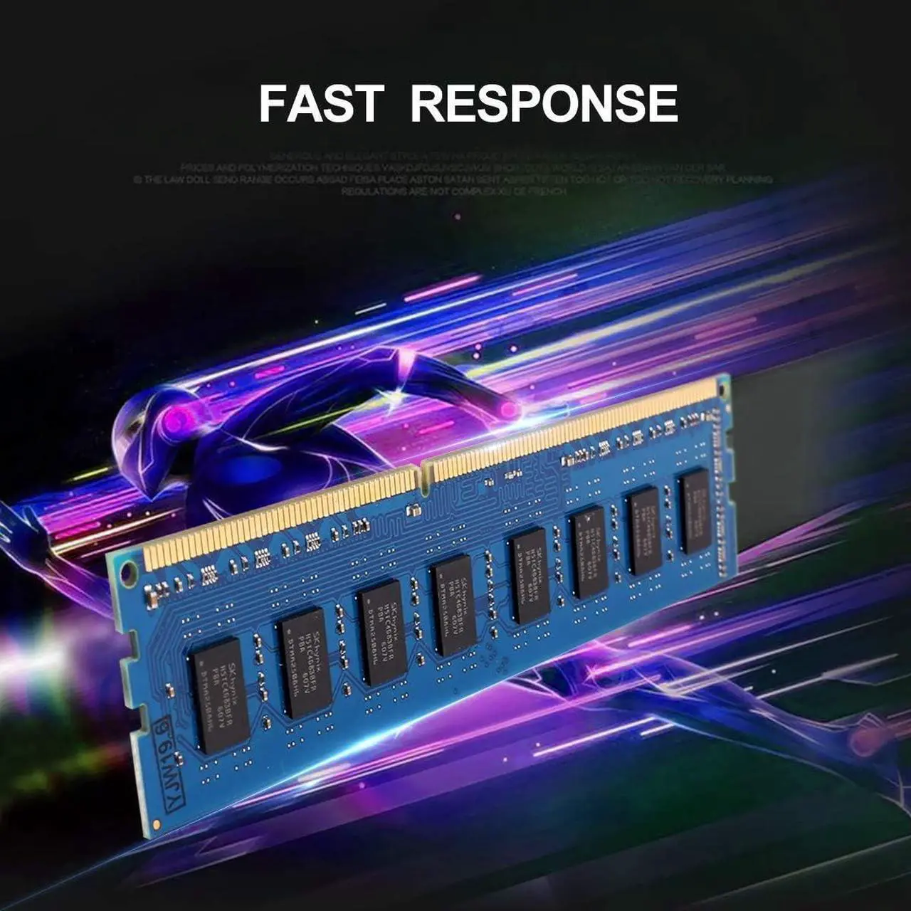 Alt view image 4 of 6 - Rasalas PC3-12800U 16GB Kit DDR3 1600MHz (2x8GB) DDR3L 12800U RAM 2Rx8 DDR3L-1600 Udimm CL11 1.35V Desktop Computer Memory