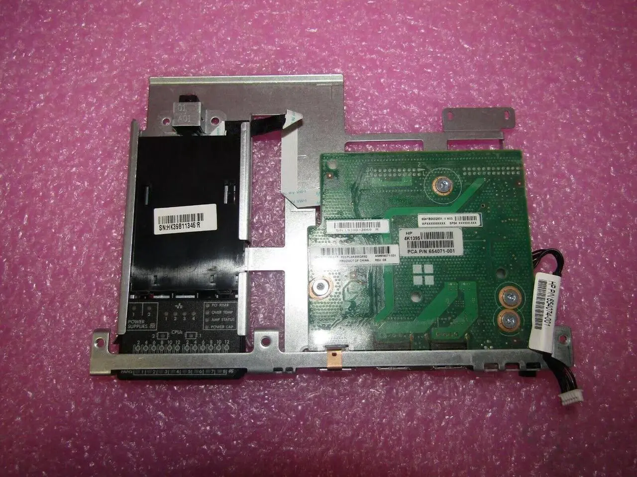 Main image of 654071-001 HP Proliant Front IO Control Panel DL360 Gen 8