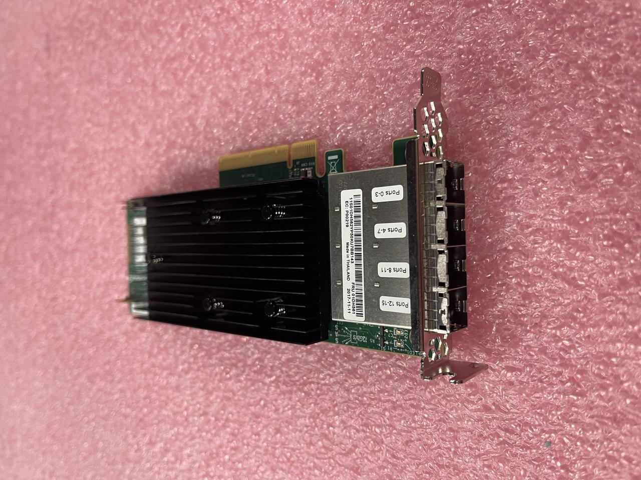 Alt view image 2 of 4 - 01DH561 IBM/LSI SAS 16 Port PCIe 3.0 x8 12 Gb/s HBA ESA5