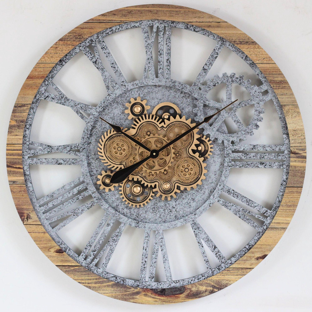 The Gears Clock 36'' Inch Real Moving Gear Wall Clock Vintage ...