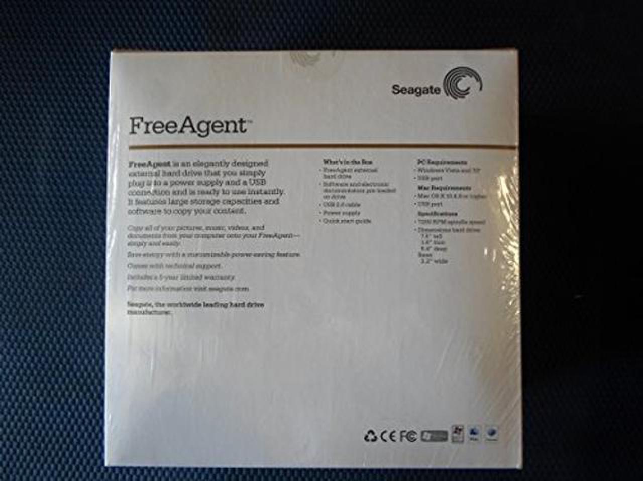 Alt view image 2 of 5 - Seagate FreeAgent 500 GB 3.5-Inch USB 2.0 Hard Drive ST305004FDA1E1-RK