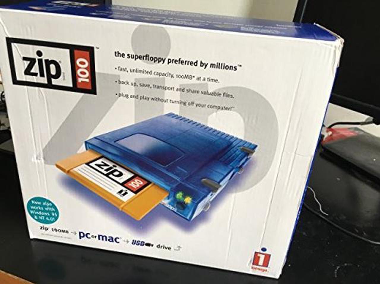 Alt view image 3 of 4 - Iomega Zip 100 Portable USB Drive (PC/Mac)