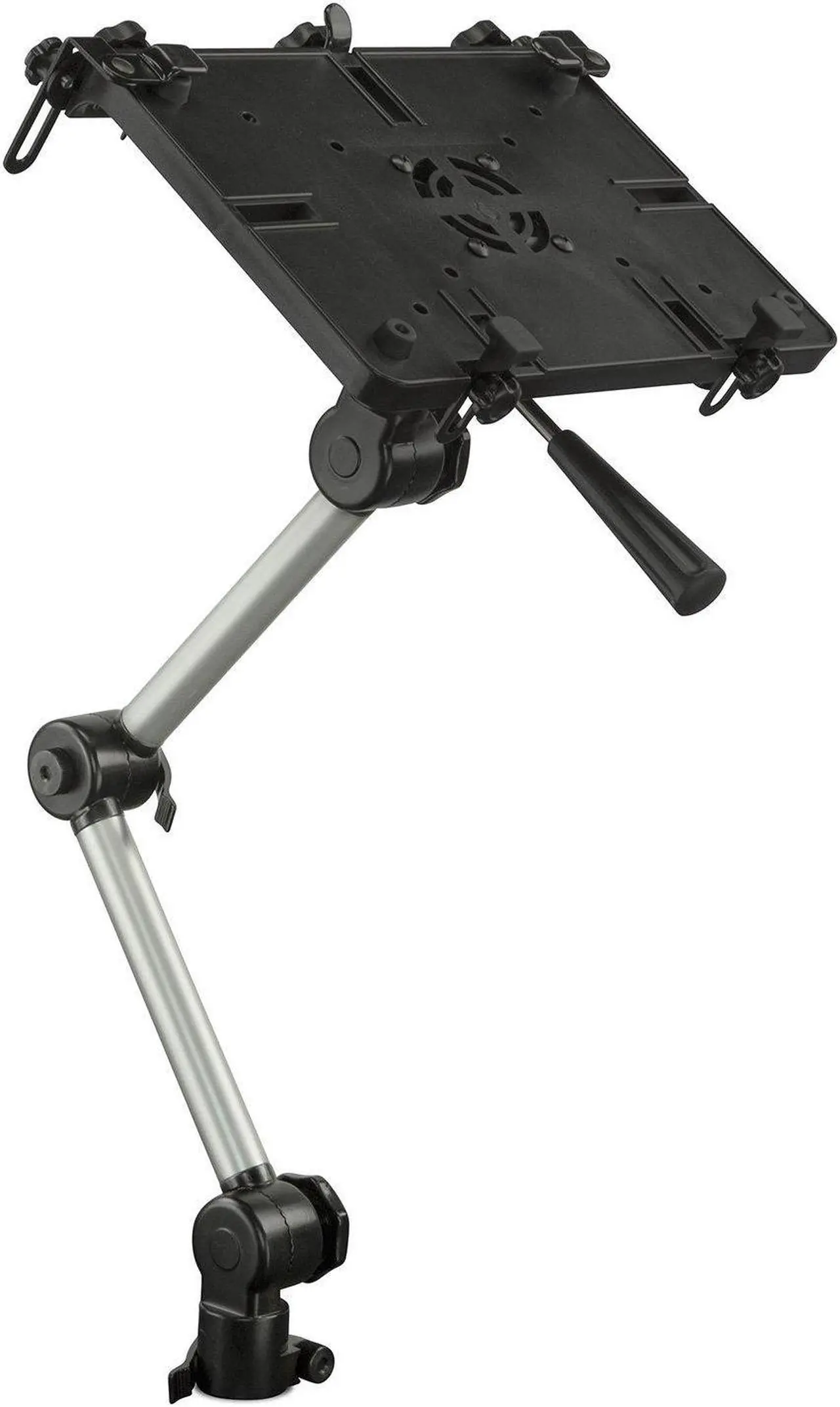 Alt view image 2 of 5 - Mount-It! Laptop Vehicle Mount, No-Drill Computer Seat Mount, Full Motion Adjustable Design for Auto, Truck, Car, Van Use
