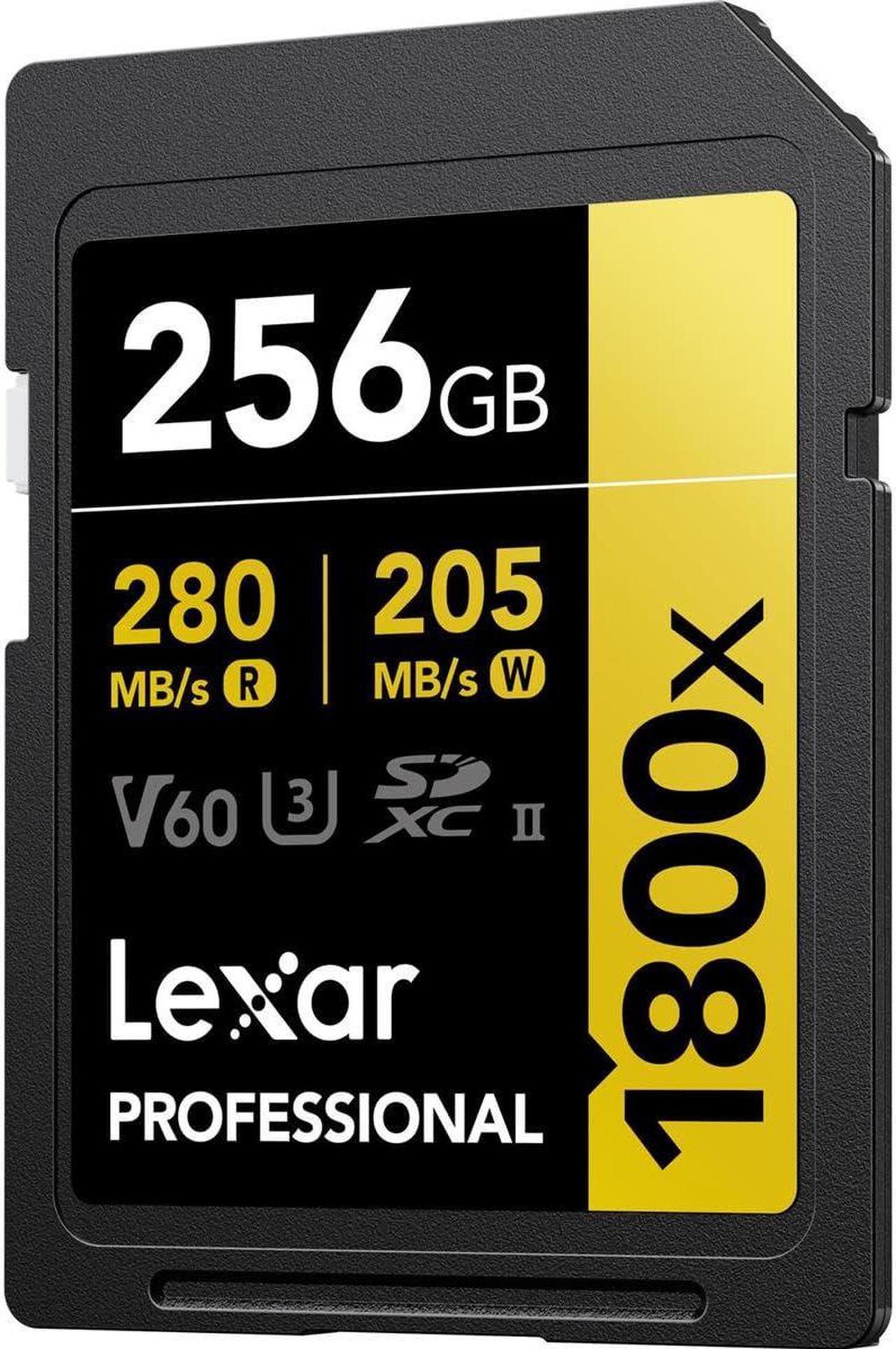 Alt view image 4 of 4 - Lexar Gold Series Professional 1800x 256GB UHS-II SDXC Memory Card, 2-Pack