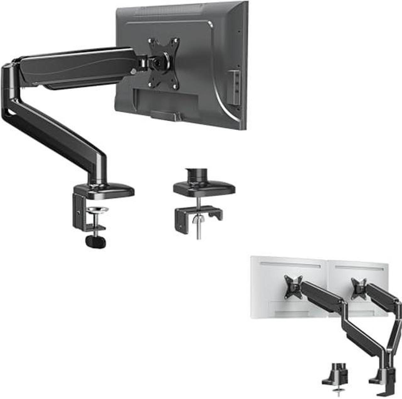 Main image of MOUNTUP Dual Monitor Mount fits 17''-42'' Ultrawide Screen, Holds 6.6-33lbs + MOUNTUP Single Monitor Desk Mount, Adjustable Gas Spring Monitor Arm Support Max 32 Inch, 4.4-17.6lbs Screen