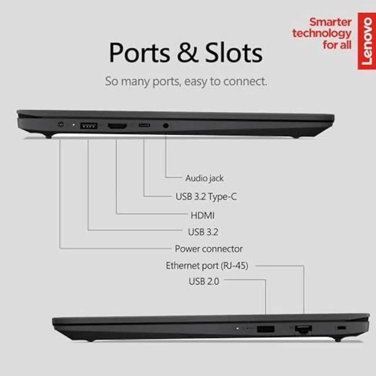 Alt view image 3 of 5 - Lenovo Newest 15.6" FHD Laptop, Intel Pentium N6000 Quad-core Processor, 16GB Memory, 1TB SSD Storage, Ethernet Port, HDMI, USB-C, WiFi & Bluetooth, Windows 11 Home, WOWPC USB Bundle