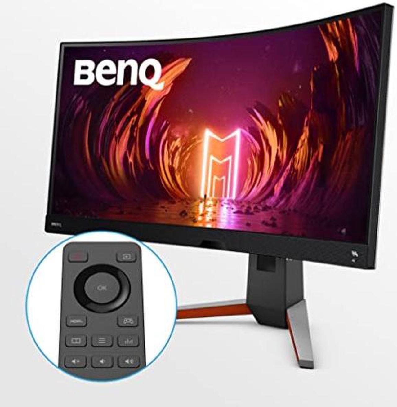 Alt view image 5 of 5 - BenQ MOBIUZ EX3410R Curved Gaming Monitor 34" 2K 1440p 144Hz 1ms w/Remote | HDRi | 1000R | Color Optimizer | Freesync Premium Pro | Eye-Care | Height, Swivel & Tilt | 2.1ch w/ 5w Sub | USB Hub