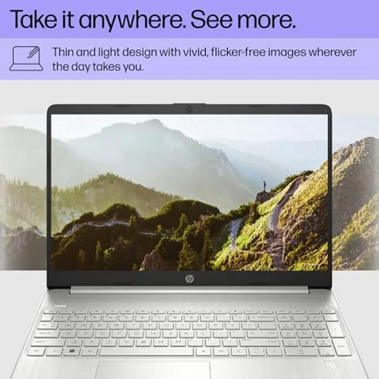 Alt view image 5 of 5 - HP 2024 Newest 15.6" FHD Thin Light Business Laptop, 6-Core Intel i3-1215U (Beat i5-1135G7), 16GB RAM, 1TB SSD, UHD Graphics, Fingerprint Reader, HD Webcam, Wi-Fi 5, Win 11 Pro +MarxsolAccessory
