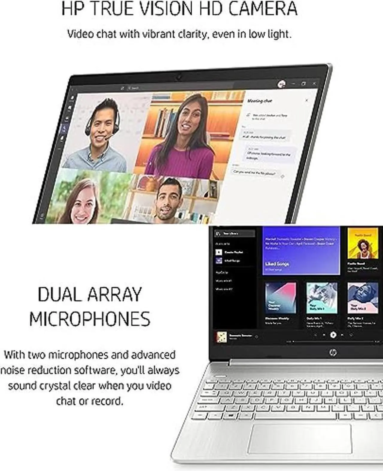 Alt view image 5 of 5 - HP 15 15.6" Full HD Business Laptop Computer[Windows 11 Pro], Intel Core i5-1135G7 (up to 4.2 GHz), 8 GB DDR4 RAM, 512 GB PCIe SSD, Iris Xe Graphics, Numeric Pad, Wi-Fi 6, HDMI, Type-C, w/Hub