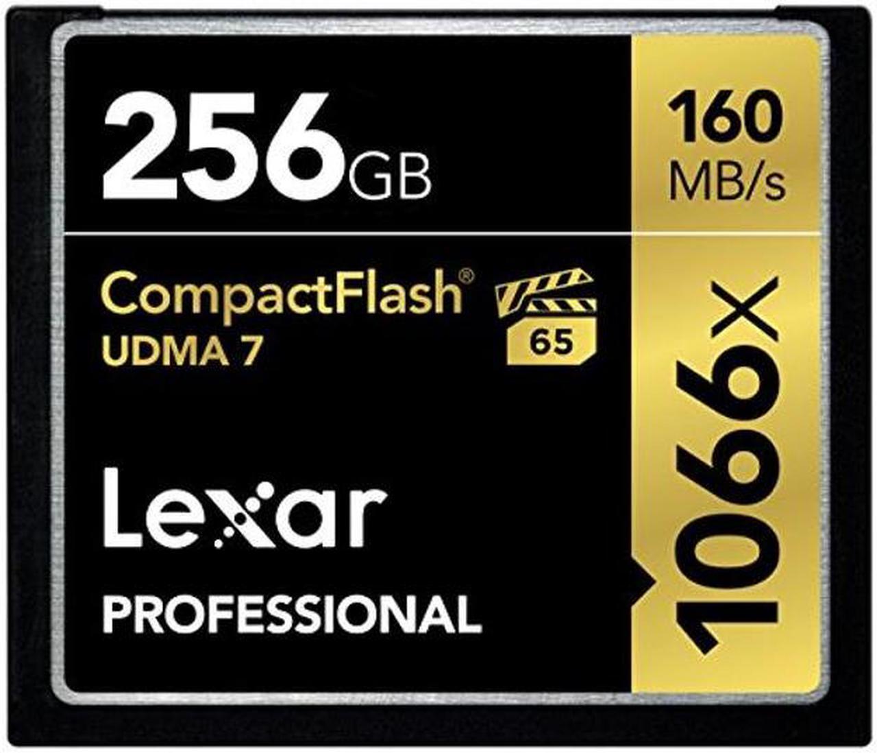 Main image of Lexar Professional 1066x 256GB CompactFlash Card, Up to 160MB/s Read, for Professional Photographer, Videographer, Enthusiast (LCF256CRBNA1066)