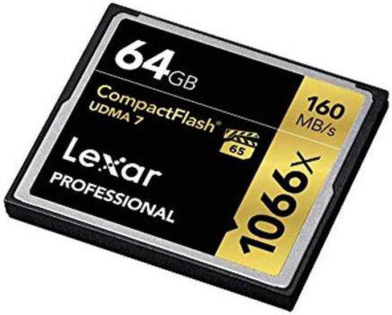 Alt view image 4 of 5 - Lexar Professional 1066x 64GB (2-Pack) CompactFlash Card, Up to 160MB/s Read, for Professional Photographer, Videographer, Enthusiast (LCF64GCRBNA10662)