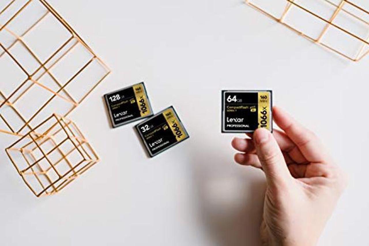 Alt view image 5 of 5 - Lexar Professional 1066x 64GB (2-Pack) CompactFlash Card, Up to 160MB/s Read, for Professional Photographer, Videographer, Enthusiast (LCF64GCRBNA10662)