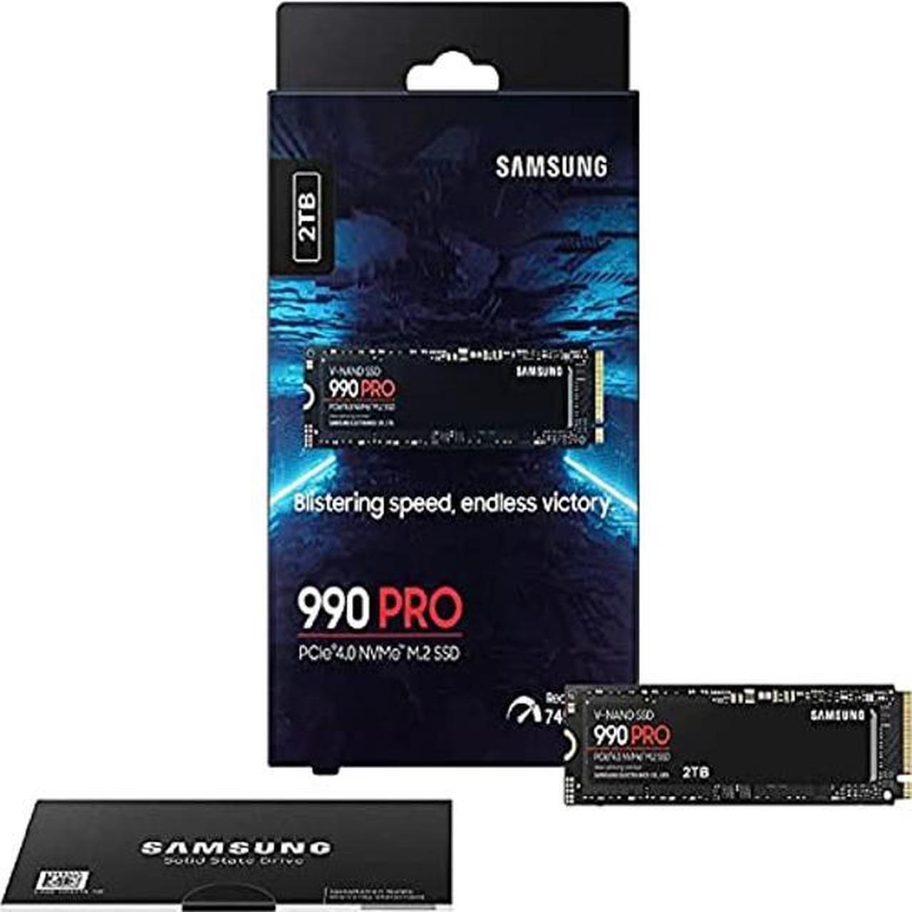 Alt view image 3 of 4 - SAMSUNG Samsung 990 PRO 2TB, 3-bit MLC V-NAND, M.2 (2280), NVMe 2.0, R/W(Max) 7,450MB/s/6,900MB/s, 1,400K/1,550K IOPS, 1200TBW, 5 Years Warranty