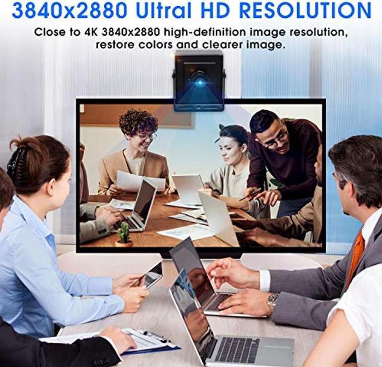 Alt view image 2 of 5 - 13 Megapixel USB Camera No Distortion Fixed Focus Webcam with Aluminum Case HD Webcamera MJPEG 15fps 3840x2880 Sony IMX214 Sensor USB with Camera for Computer PC Laptop Desktop,Support Most OS