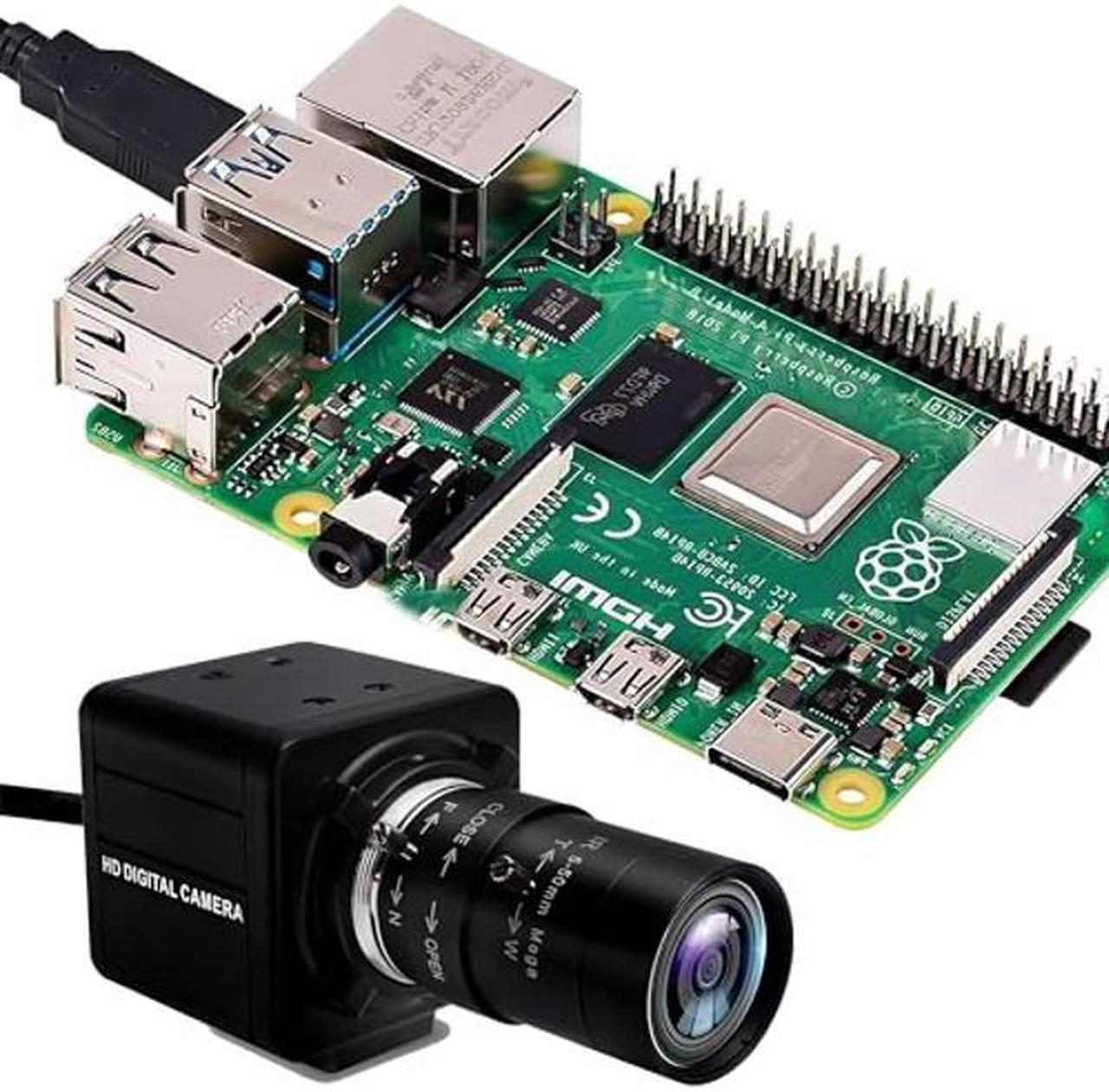 Alt view image 4 of 5 - IFWATER USB Camera 4K Ultra HD 5-50mm Zoom Manual Lens USB Web Camera,2160P USB Camera with IMX317 Sensor,10X Varifocus Camera Close-up USB Webcam Supports for Window/Linux/Raspberry Pi,Built-in Mic