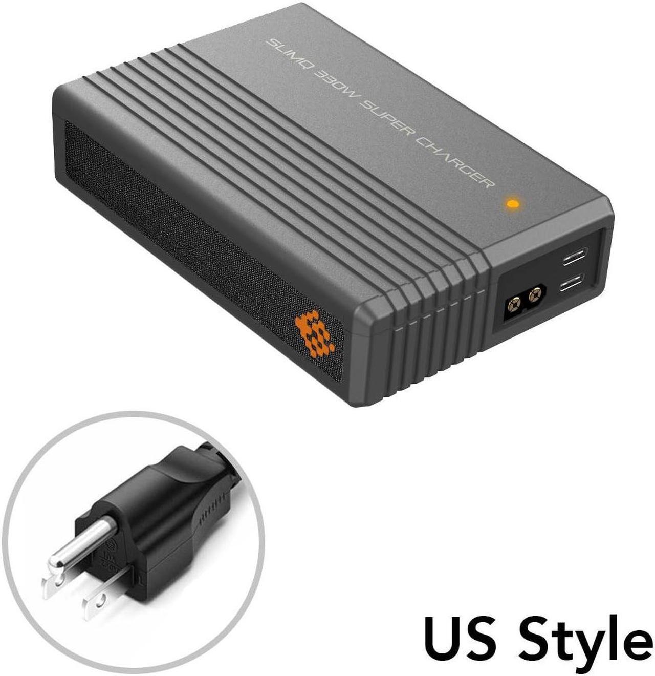 Alt view image 2 of 5 - 330W 20V 16.5A AC Adapter Power Supply, Multi-Function Gaming Laptop Charger with 1 DC Port Plus 2 Type-C Ports for Dell MSI Lenovo HP Razer Asus Acer Laptop Charger Replacement (Without  DC Adapter)