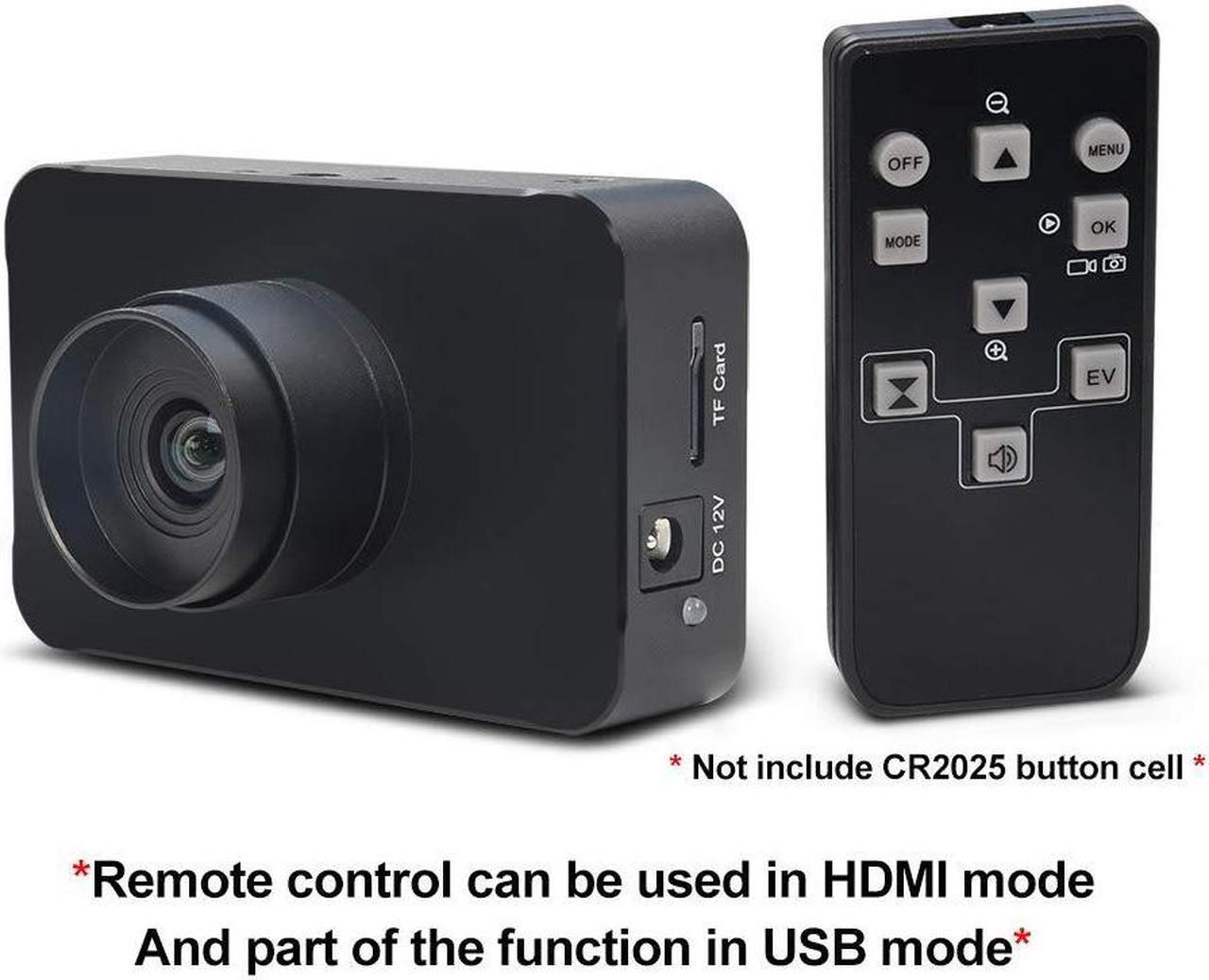 Alt view image 2 of 5 - MOKOSE 12MP HDMI Camera 1080P USB HD Streaming Webcam, Recording 4K@30FPS Industry C/CS-Mount Camera with 3.2mm No Distortion Manual Lens