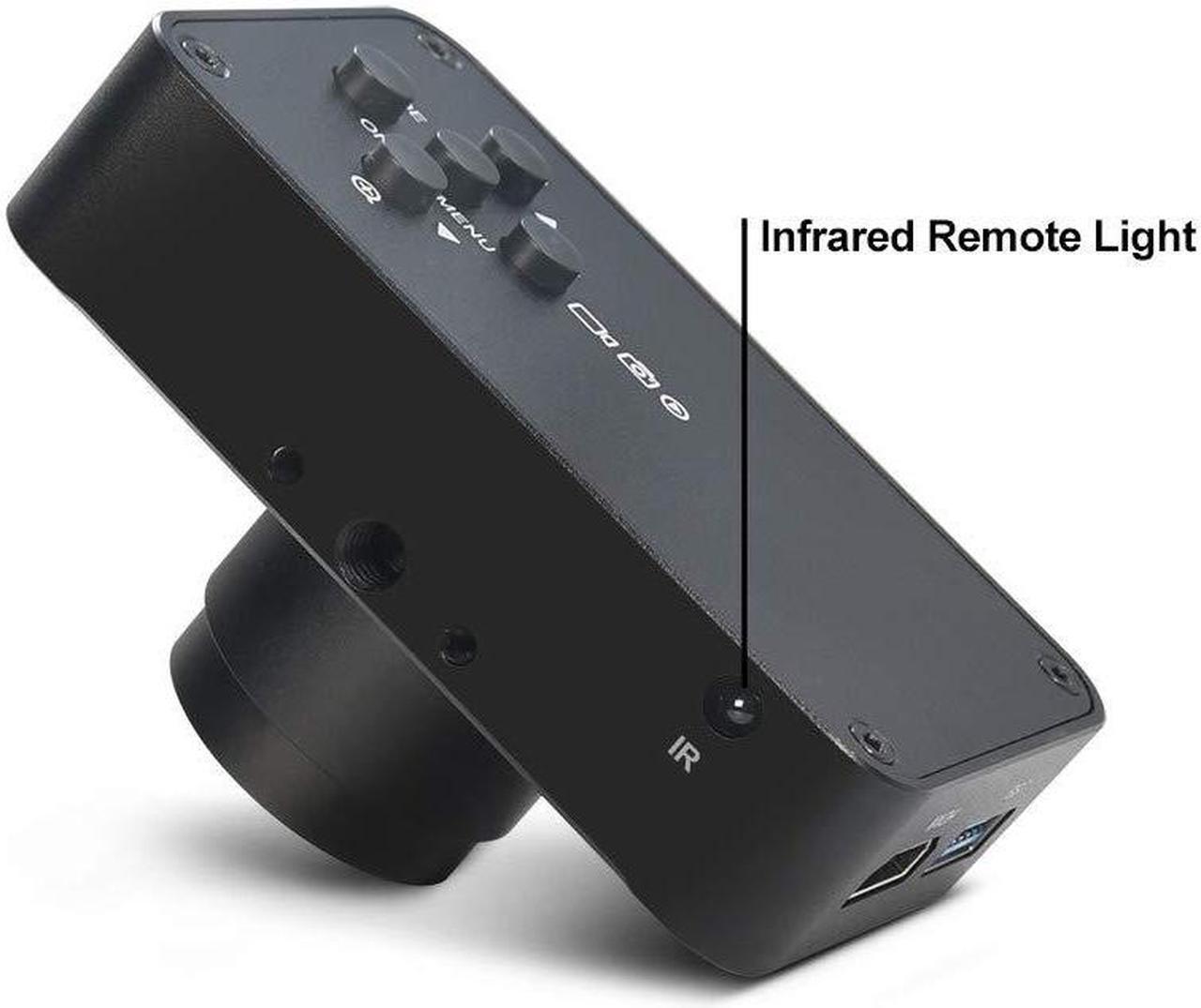 Alt view image 5 of 5 - MOKOSE 12MP HDMI Camera 1080P USB HD Streaming Webcam, Recording 4K@30FPS Industry C/CS-Mount Camera with 3.2mm No Distortion Manual Lens