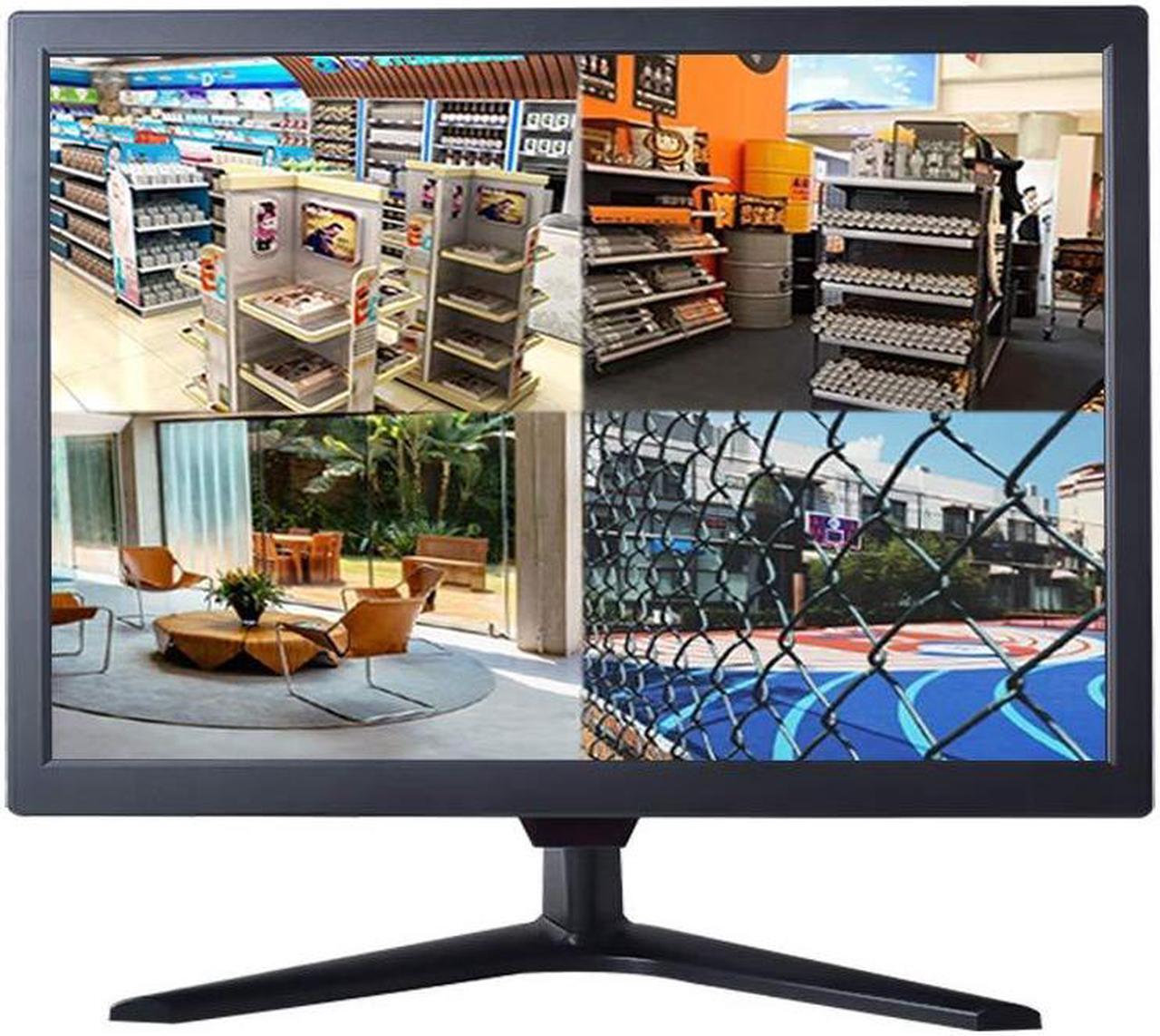 Main image of Cocar 18.5" CCTV Monitor, 16:9 BNC Monitor with YPbPr/BNC/VGA/HDMI/Audio Jack, TFT LCD Display for Home Security Systems Surveillance Camera STB PC VESA Wall Mounting 1336x768