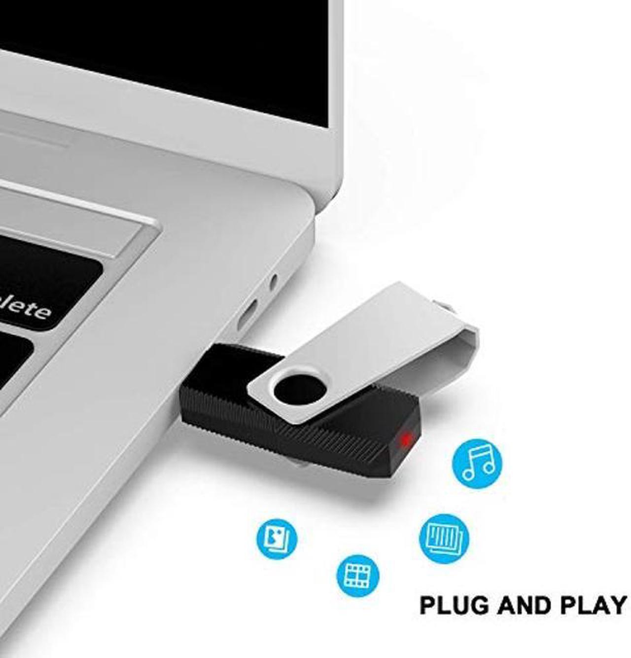 Alt view image 3 of 5 - TOPESEL USB Storage Flash Drive,100PCS 4GB Flash Drive Bulk USB 2.0 Flash Drive Bulk Pack, USB Flash Drives Memory Stick, USB Drive Thumb Drives USB Stick Flash Memory Stick (4G, 100 Pack, Black)