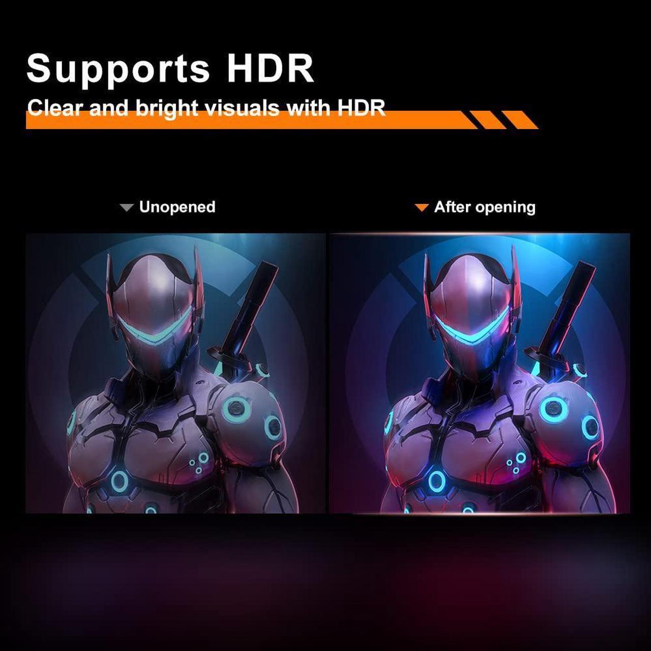 Alt view image 5 of 5 - INFIEVO Gaming Monitor 27 Inch QHD 1440P Computer Monitor 165Hz VA 1ms Built-in Speakers, FreeSync, Ultra-Thin PC Monitor, VESA Compatible, Tilt Adjustable, Liftable Stand, Eye Care, HDMI X2 /DP