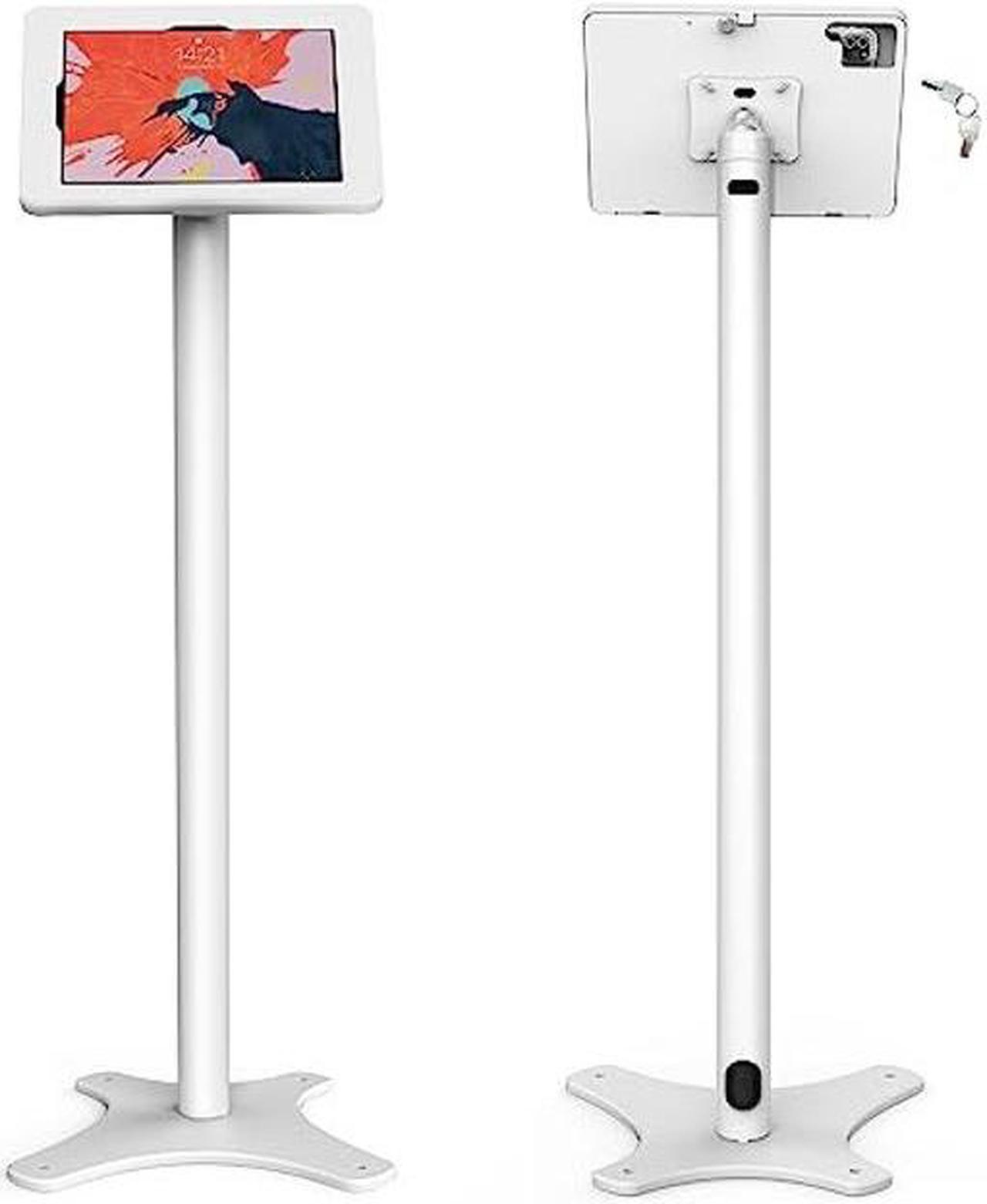 Main image of Beelta iPad Kiosk Floor Stand - All Metal for 10.9 inch iPad 10th, Pro 11" 1 2 3 4, Air 4 5 Rotate Lockable BSF301WA